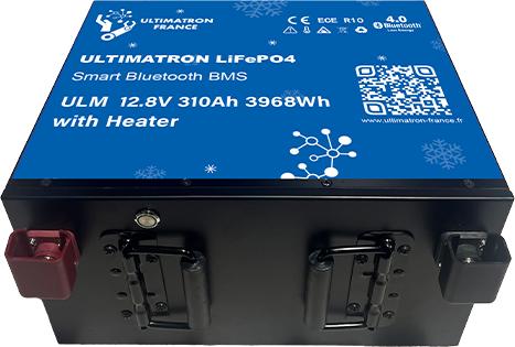Image du produit Ultimatron ULM-12V-310Ah POLAR LiFePO4 Batterie d'alimentation sous le siège (avec réchauffeur) (12.80 V, 310 Ah)