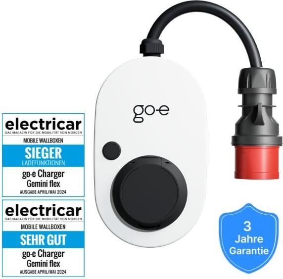 Immagine prodotto Go-E Flessione dei Gemelli (Tipo 2, 22 kW, 32 A, CEE 16)