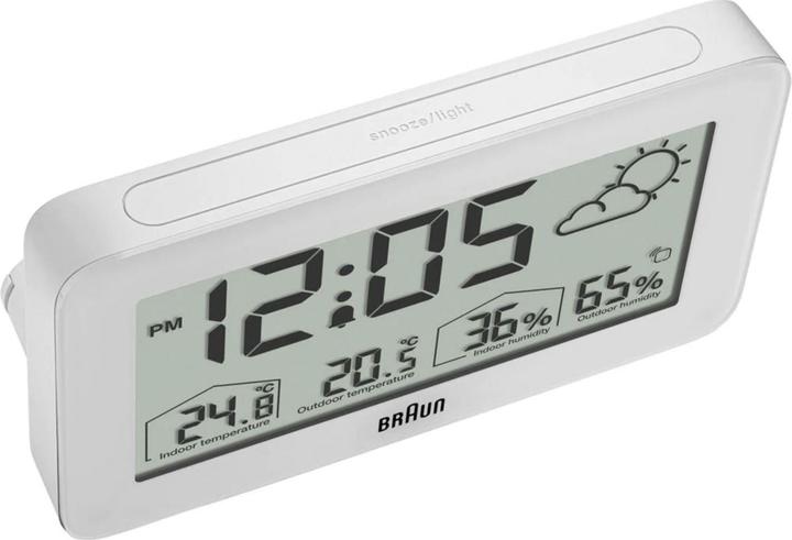 Image du produit Braun Montres BC13WP Station météo radio DCF