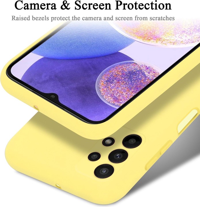 Actual product image Cadorabo TPU Liquid Silicone Case Cover for Samsung Galaxy A23 4G / 5G (Samsung Galaxy A23, Samsung Galaxy A23 5G)