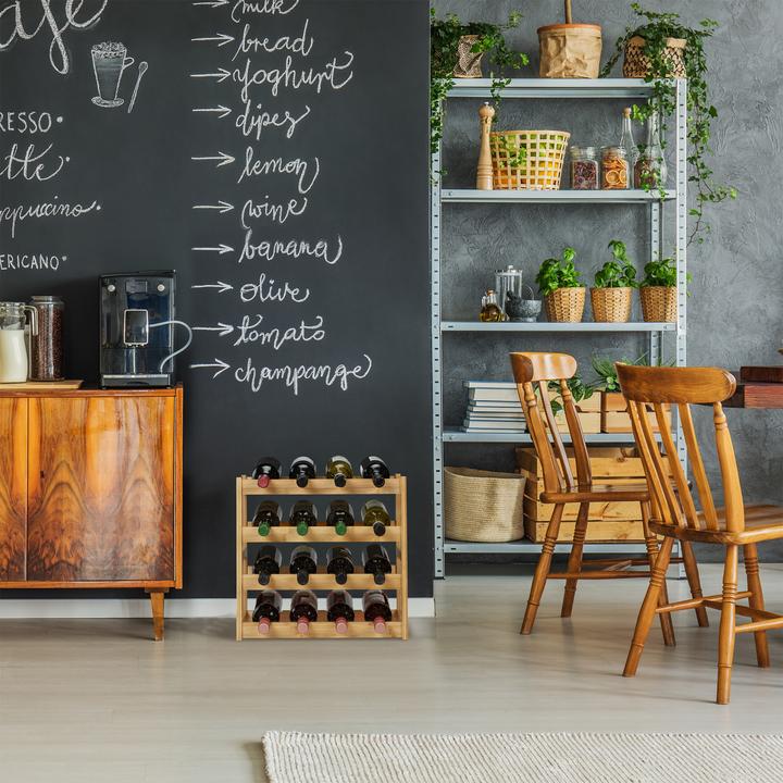 Actual product image Relaxdays Wine rack (45 x 23.5 x 42.5 cm, 16 Fl.)