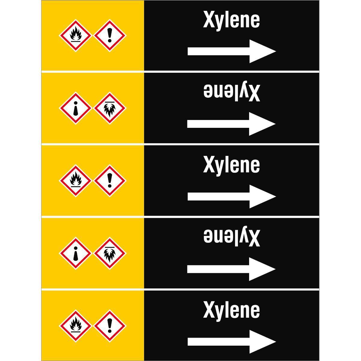 Brady, Etiketten, ISO 20560 Pipe Markers -