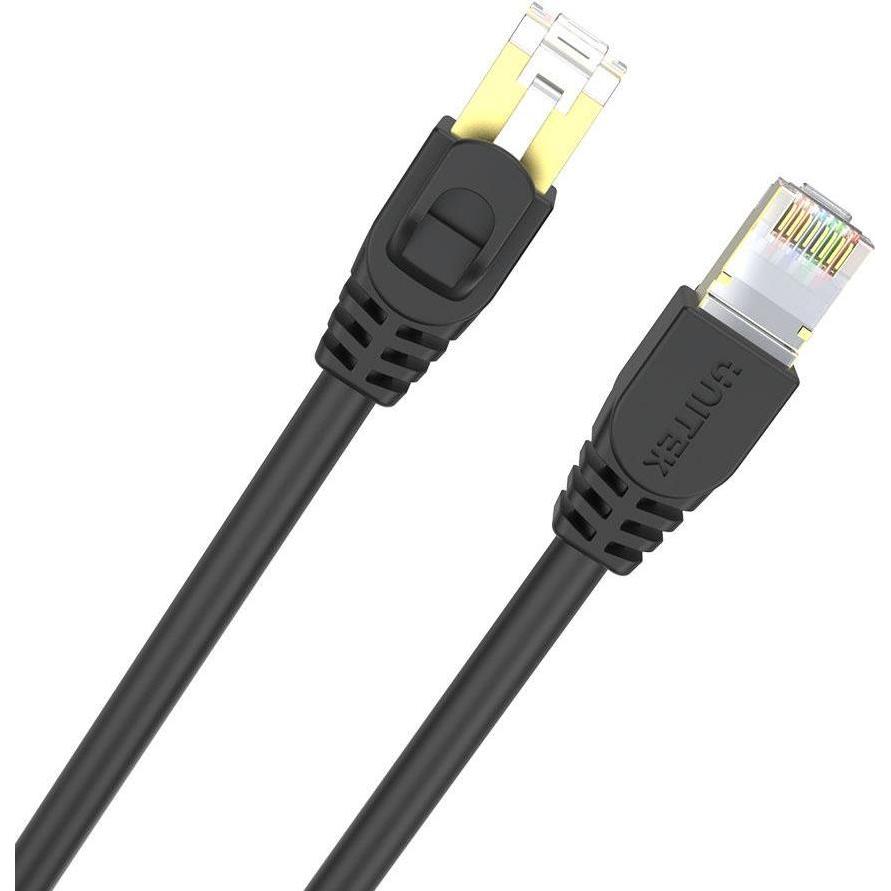 Unitek C1811EBK Netzwerkkabel (S/UTP, CAT7, 3 m), Netzwerkkabel