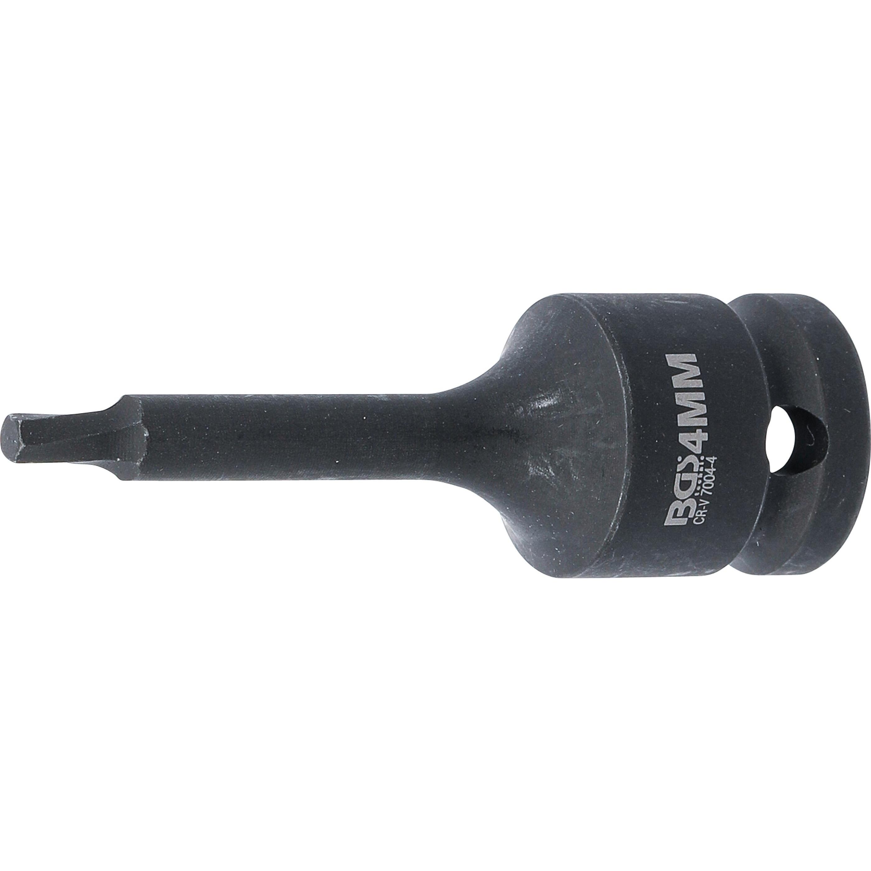 BGS, Gewindeschneider + Gewindebohrer, Schraubenausdreher Antrieb Innenvierkant 12,5 mm (1/2") für defekten Innensechska...