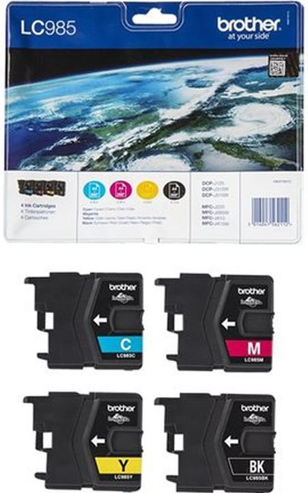 Productafbeelding Brother LC-985VALBP Waardeverpakking (BK, C, M, Y)