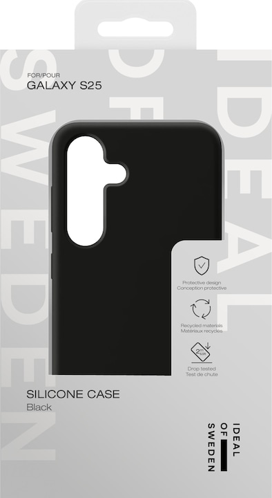 Image du produit iDeal Of Sweden Galaxy S24 / S25 Silicone Case - Black (Samsung Galaxy S25, Samsung Galaxy S24+)