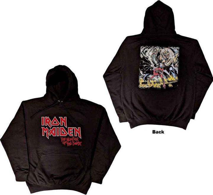 Iron Maiden NOTB Vintage Logo Faded Edge Album (Hoodie)