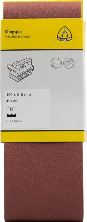 Produktbild Klingspor LS 309 XH SB-verpackt - Hobbänder 100 x 610 mm (60)