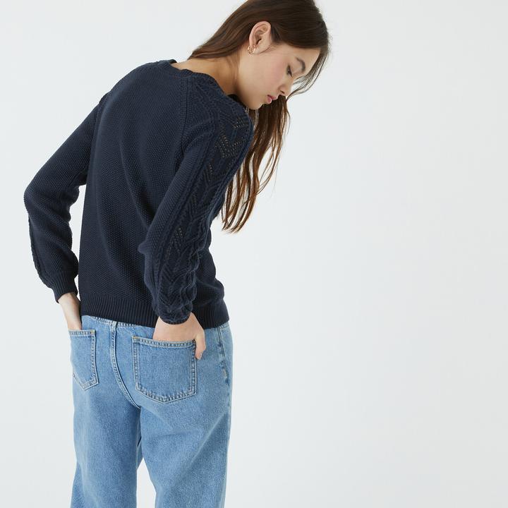 Actual product image La Redoute Collections Cardigan in pointelle knit (XS)