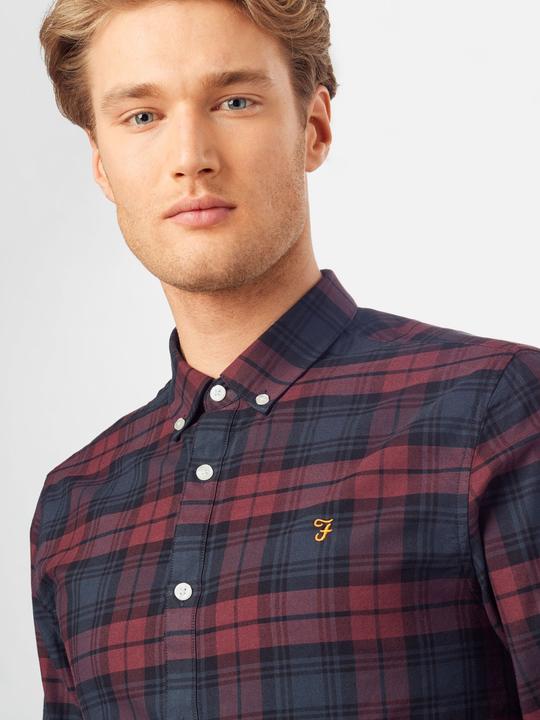 Immagine prodotto Farah Camicia Oxford in Cotone Slim Fit Brewer (S)