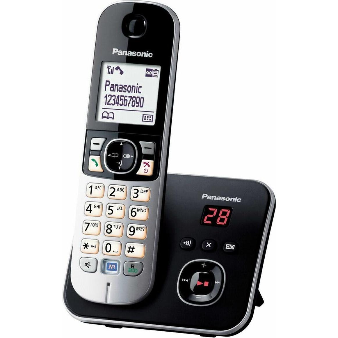 Panasonic TELEPHONE DECT Noir, Telefon, Schwarz