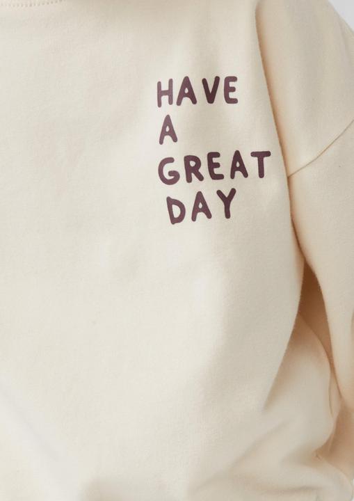 Produktbild s.Oliver Sweatshirt Oversized Sweatshirt mit Rückenprint und kuscheliger Innenseite (98)