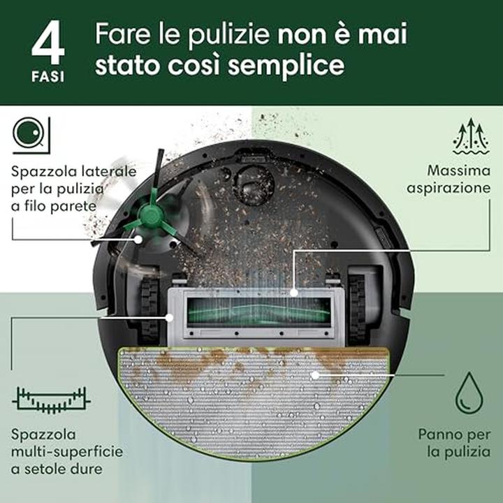 Productafbeelding iRobot Roomba 105 Combo + AutoEmpty Dock (Stofzuigrobot)