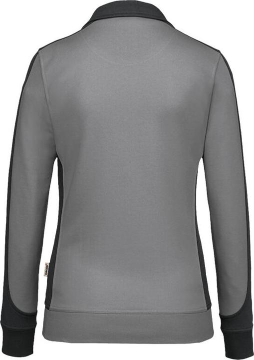 Actual product image Hakro Ladies sweat jacket Contrast Perf ormance titanium/anthracite size 6XL (6XL)