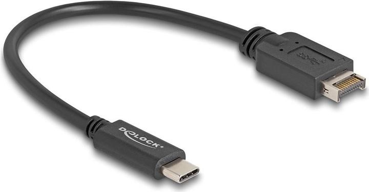 Image du produit Delock Câble USB 10 Gbps USB Type-E Key A 20 Pin mâle vers U (0.25 m, USB 3.2 Gen 2)