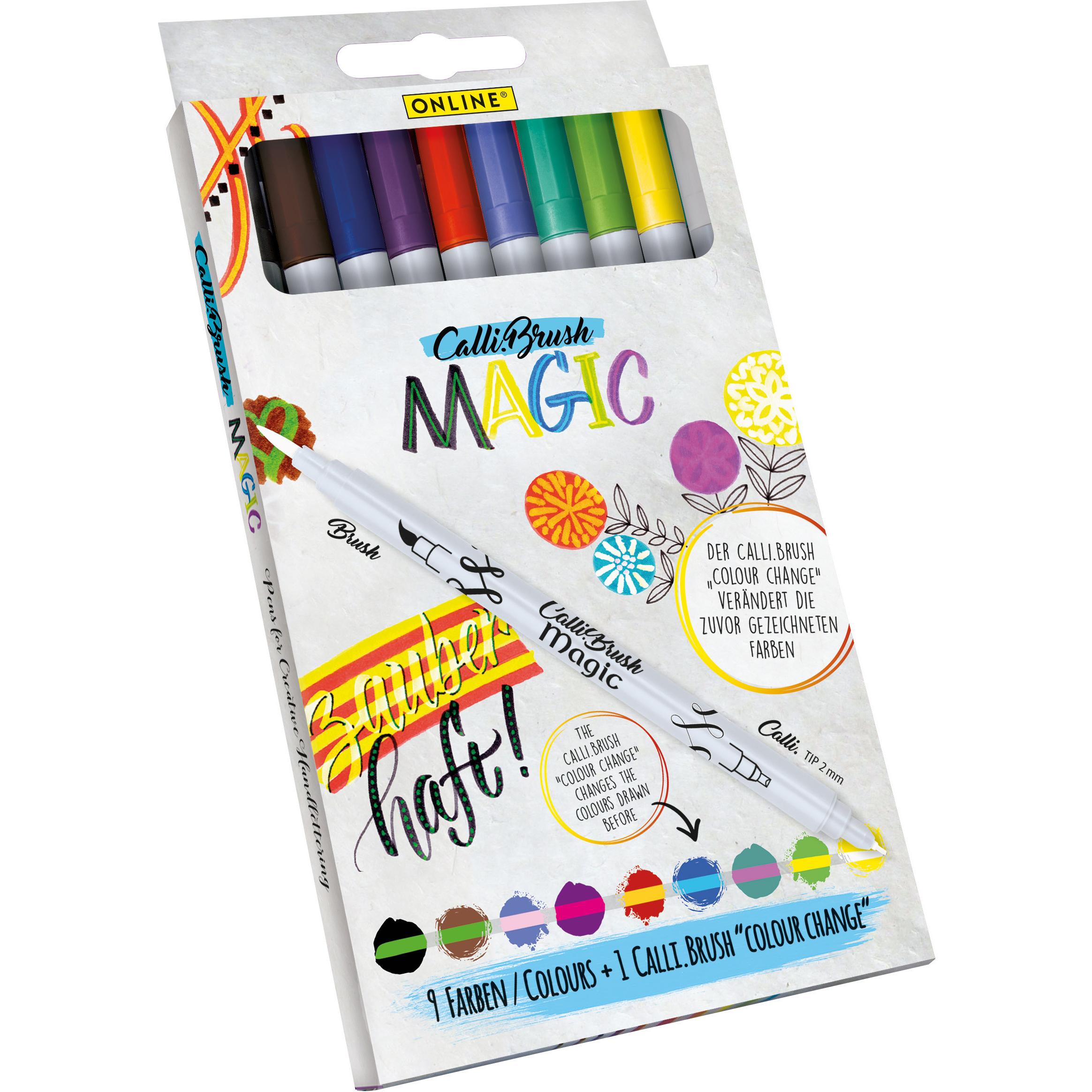 Online, Malstifte, CALLI BRUSH PENS - Faserschreiber (Mehrfarbig)