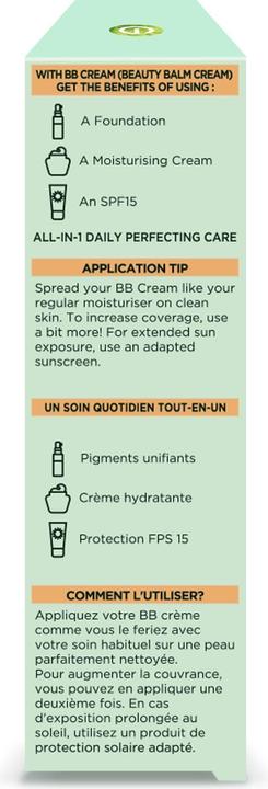 Actual product image Garnier BB Cream (Dark Shade)