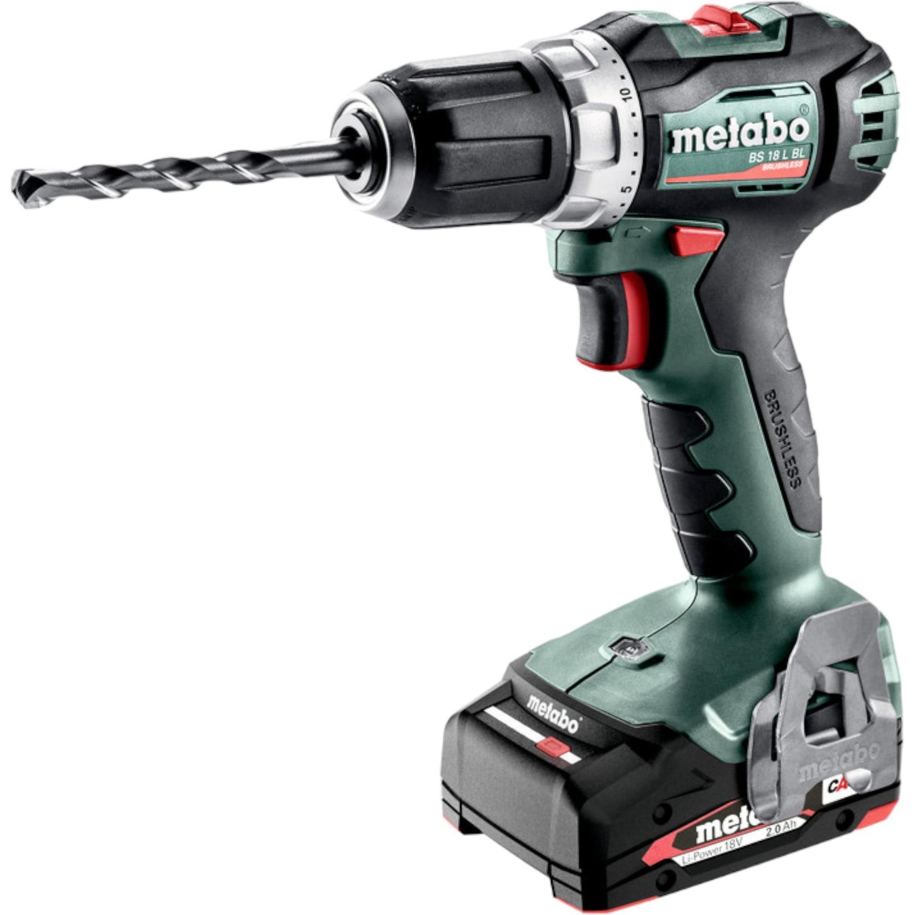 Metabo, Bohrmaschine + Akkuschrauber, BS 18 L BL (Akkubetrieb)