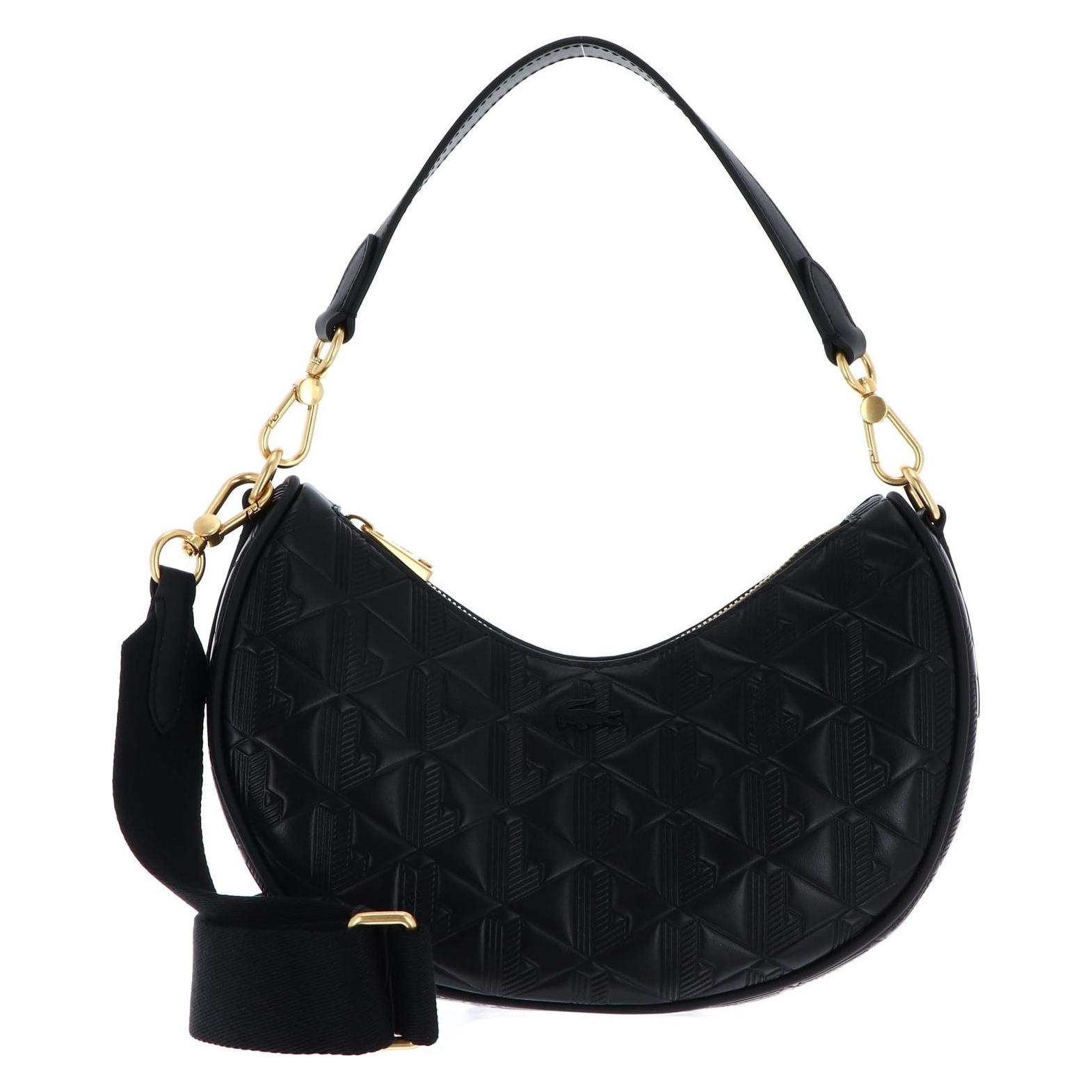 Lacoste, Damen, Handtasche, Maheki Moon Bag, Schwarz