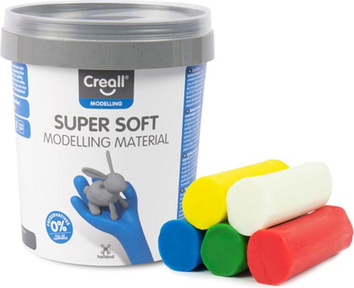 Image du produit Creall Supersoft Clay 5 couleurs