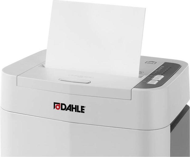 Produktbild Dahle ShredMATIC 150 Aktenvernichter mit Partikelschnitt P-4, 4 x 12 mm, bis 150 Blatt, lichtgrau (Partikelschnitt)