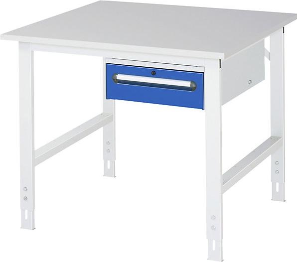Produktbild RAU Werkbänke Arbeitstisch Tom K Modell 02 Melaminplatte 1000 x 1000 mm (100 cm, 100 cm)