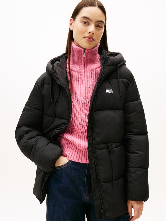 Actual product image Tommy Jeans Hooded Midi Puffer Jacket (S)