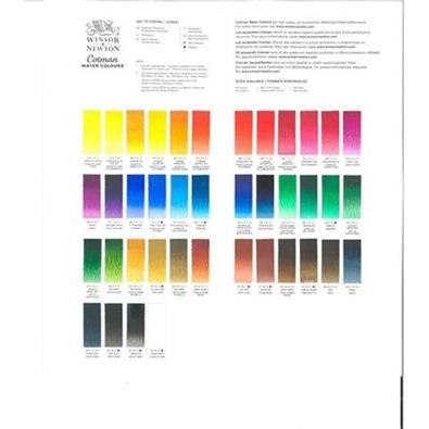 Winsor & Newton, Colore + Vernice per fai da te, SmartMax Cotman Water Colour, cartella colori, stampa
