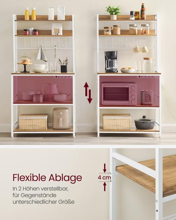 Image du produit Vasagle Buffet (80 x 40 x 170 cm)
