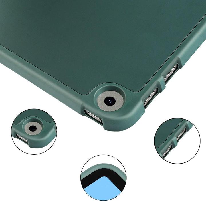 Produktbild Deltalabs Leder Tasche Smart Case Hülle + Apple Pencil Halterung (IPad 10.2 (2019/2020/2021))