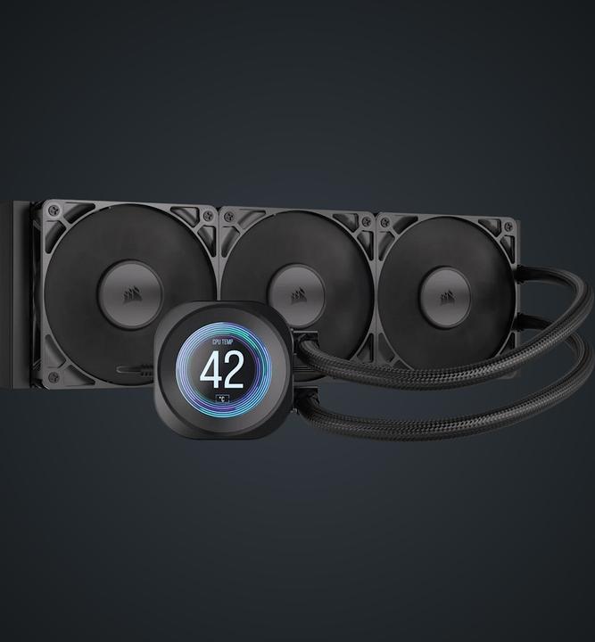 Produktbild Corsair NAUTILUS 360 LCD, 360mm Radiator, Liquid CPU Cooler