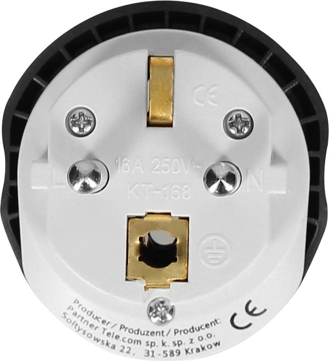 Image du produit Adaptateur de voyage Fiche type E 16A