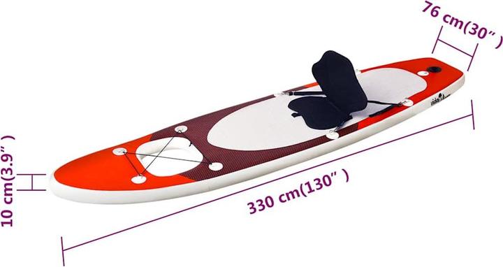 Actual product image vidaXL Paddelboard-Set
