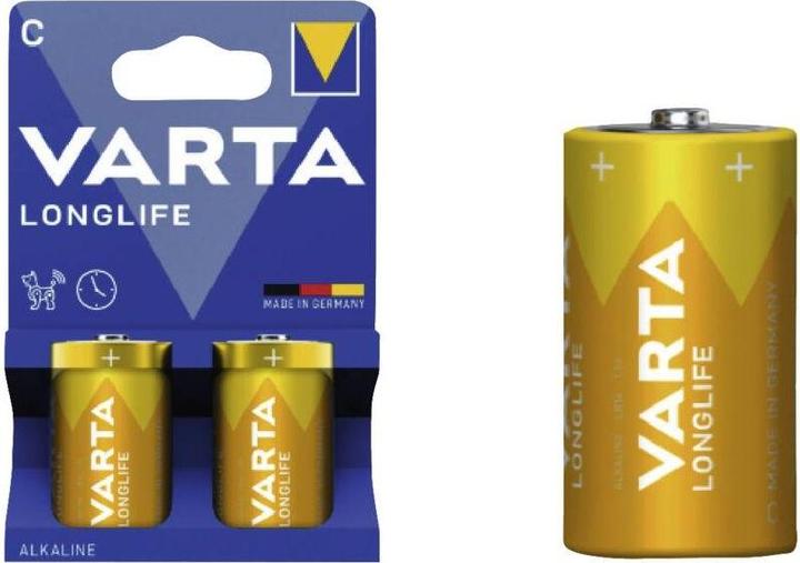 Produktbild Varta VAR Longlife C 2er Blister (2 Stk., C, R14, 7600 mAh)