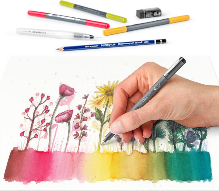 Produktbild Staedtler Aquarell Set (Mehrfarbig, 13 x)