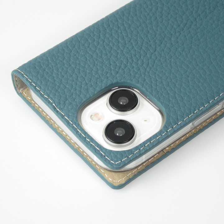 Produktbild PhoneLook Hülle Flip 3D echtes genarbtes Rindsleder (Apple iPhone 15)