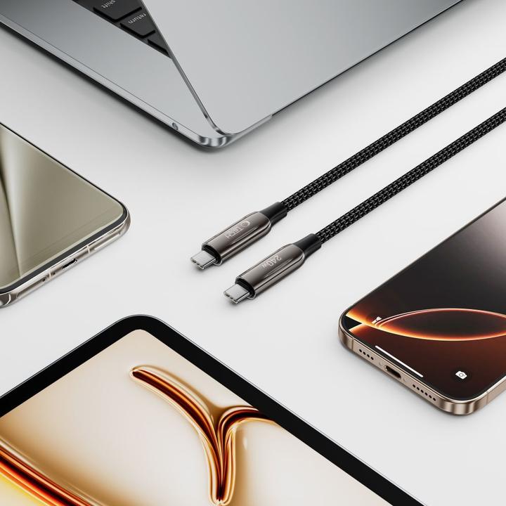 Actual product image Tech-Protect UB10T Ultraboost USB-C PD240W/QC4.0 Cable 100cm - Black (1 m, 240 W)