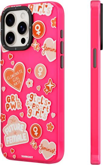 Actual product image Youngkit Coque @Blushing. ginger Positive Quotes Case (Apple iPhone 15)