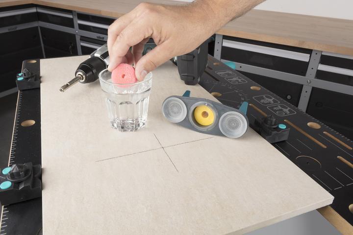 Actual product image wolfcraft 1 guide for diamond hole saws ø5-10mm (10 millimetres)