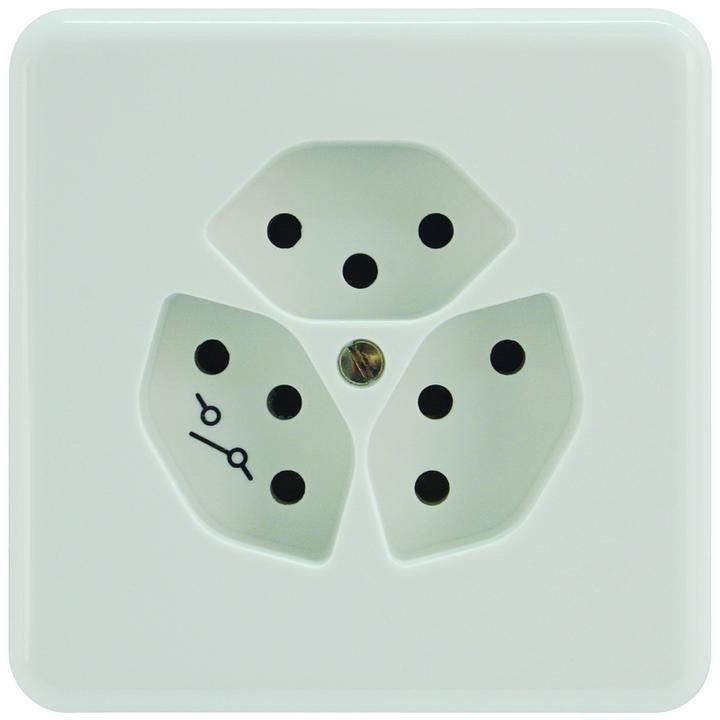 Immagine prodotto Mica Presa ad incasso 3xT13 bianco separato