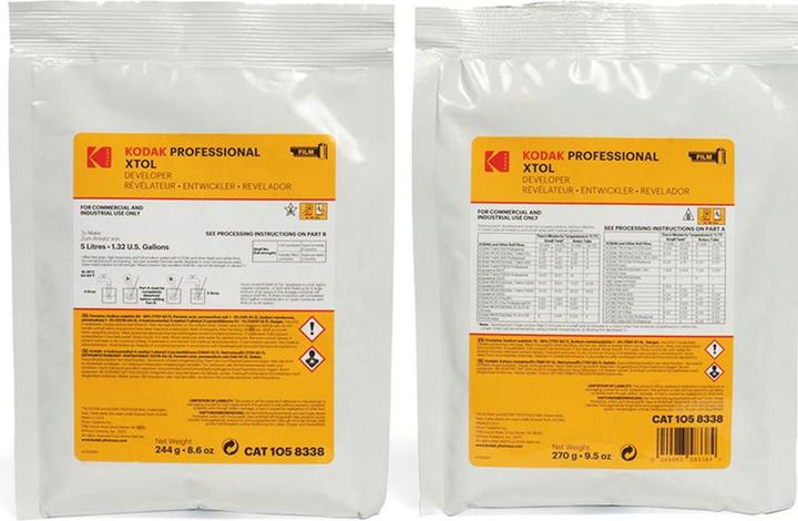Actual product image Kodak film developer XTOL 5L (powder)
