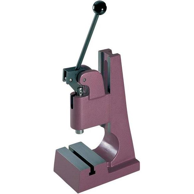Berg & Schmid, Schraubstock + Zwinge, Kniehebelhandpresse HK 500 Druckkraft 5 kN Hub 40 mm Arbeitshöhe 60-150 mm (150 mm...