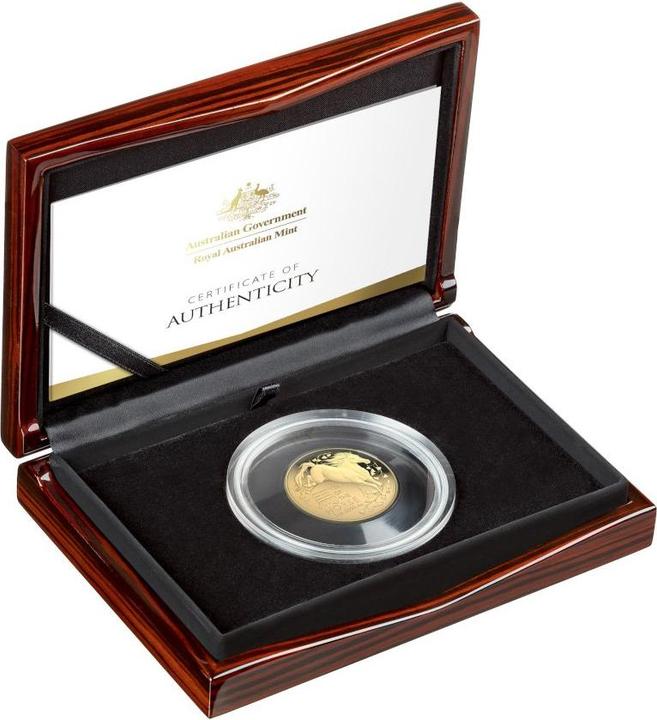 Actual product image Royal Australian Mint Gold Lunar Pferd 1 oz PP gewölbte Prägung - RAM 2026 (2026)