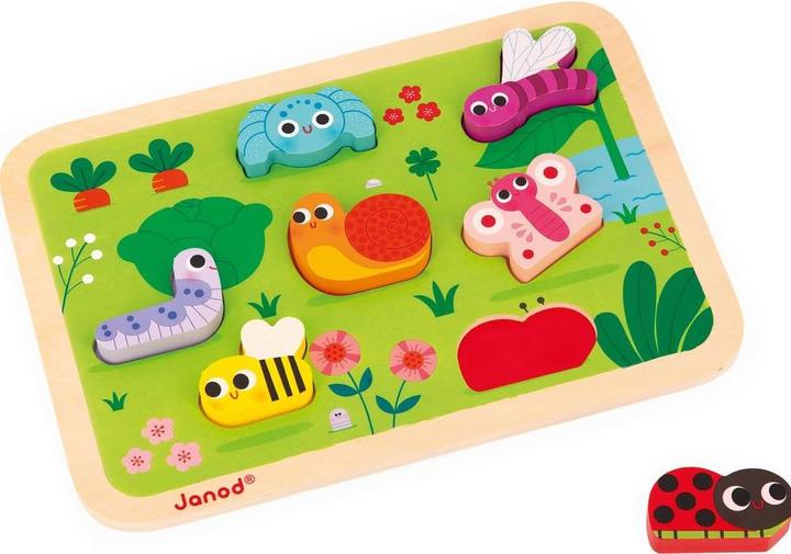 Image du produit Janod Chunky Puzzle Le Jardin (7 pièces)