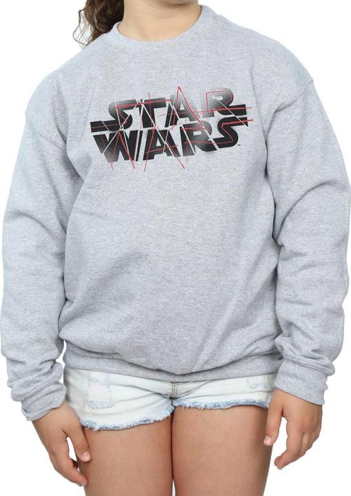 Produktbild Star Wars The Last Jedi Spray Logo Sweatshirt Mädchen (152, 158)