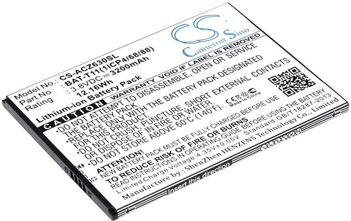 Produktbild NoName Battery for Acer Liquid Z630 etc