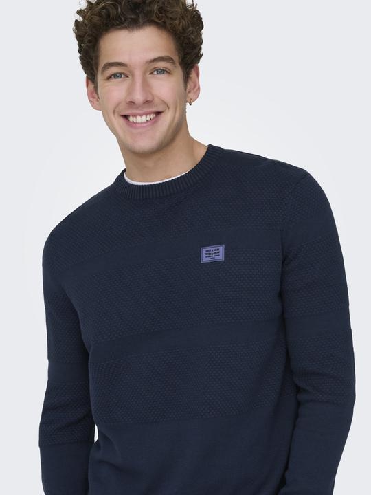 Produktbild Only & Sons Onsmalik Reg 12 Pinaple Crew Knit (XL)