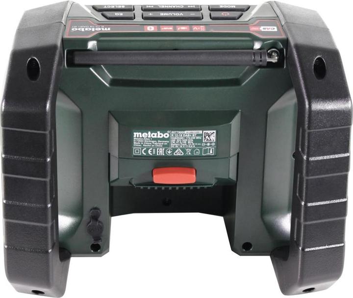 Actual product image Metabo R 12-18 DAB+ BT Battery construction site radio 12-18 V DAB+ Bluetooth + 1x battery 5.5 Ah - without (AM, DAB+, FM, Bluetooth)