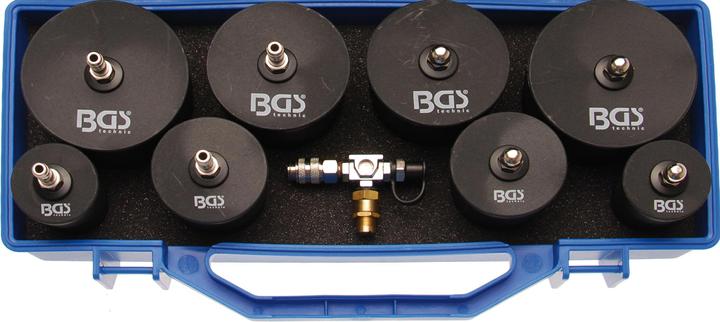 Produktbild BGS Turbolader-Ladeluft-System-Prüfkoffer-Satz 9-tlg.
