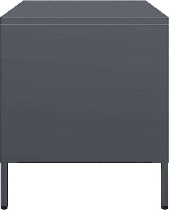 Produktbild vidaXL TV Schrank Fernsehtisch Fernsehschrank Lowboard TV Möbel Anthrazit Stahl